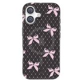 Lacy Pink Bows iPhone Case