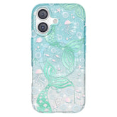 Mermaid Glitter Holo iPhone Case