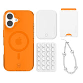 Neon Orange iPhone Bundle Set - Wallet
