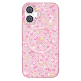 Pink Hanukkah Glitter iPhone Case