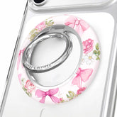 Posie Pink Bow MagSafe Grip Ring