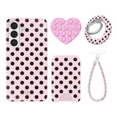 Princess Pink Polka Dot Samsung Bundle Set
