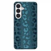 Metallic Navy Leopard Samsung Case