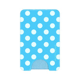 Aquamarine Polka Dot MagSafe Wallet