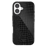Black Croc iPhone Case
