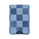 Denim Checker Magsafe Wallet