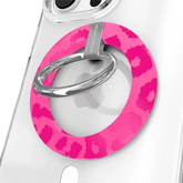 Even Hotter Pink Leopard MagSafe Grip Ring