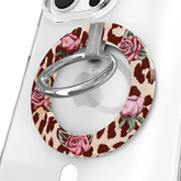 Rosy Leopard MagSafe Grip Ring