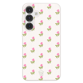 Pink Peony Floral Samsung Case
