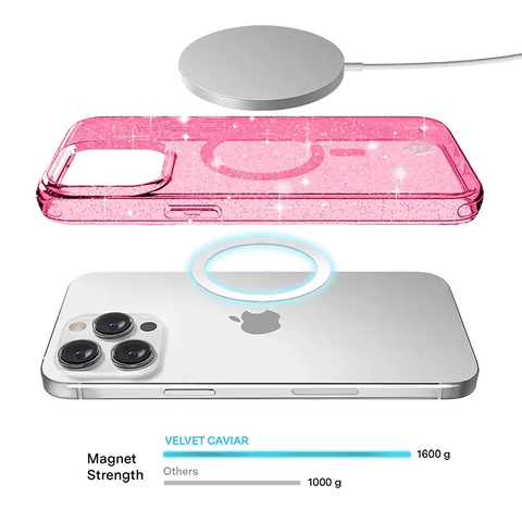 Pink Stardust Glitter iPhone Case