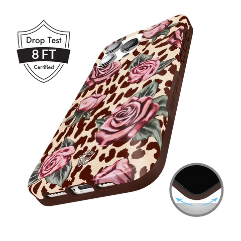 Rosy Leopard iPhone Case