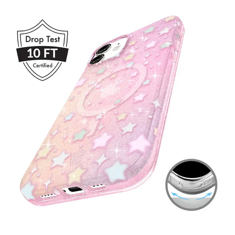 Falling Star Glitter iPhone Case