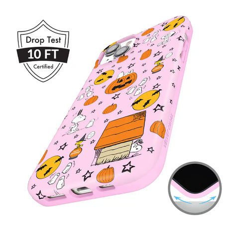 Snoopy Pink Pumpkins iPhone Case