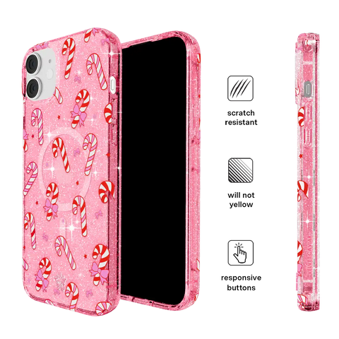 Pink Peppermint Princess iPhone Case