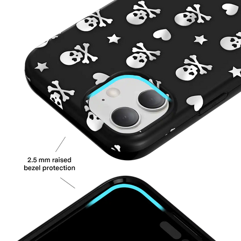Chrome Skulls iPhone Case