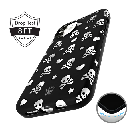 Chrome Skulls iPhone Case