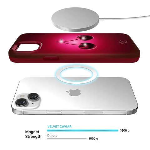 Black Cherry Crystal iPhone Case