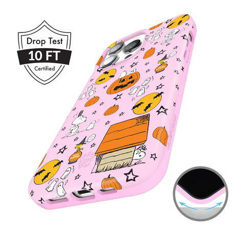 Snoopy Pink Pumpkins iPhone Case