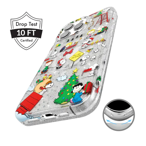 Snoopy Christmas Glitter iPhone Case