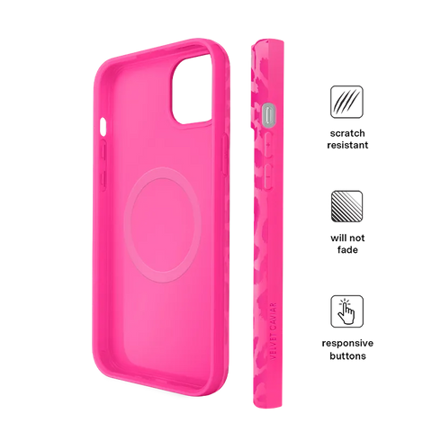 Even Hotter Pink Leopard iPhone Case