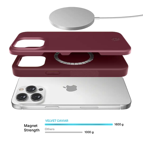 Burgundy 1990 iPhone Case