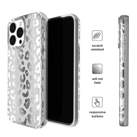 Chrome Leopard iPhone Case
