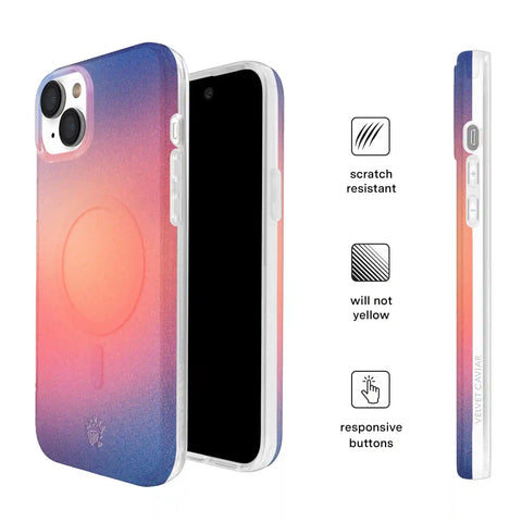 Sunset Glow Aura iPhone Case