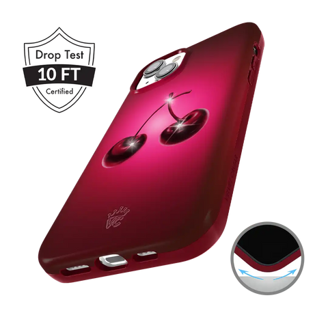 Black Cherry Crystal iPhone Case