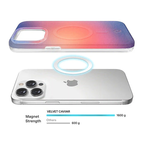 Sunset Glow Aura iPhone Case
