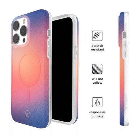 Sunset Glow Aura iPhone Case