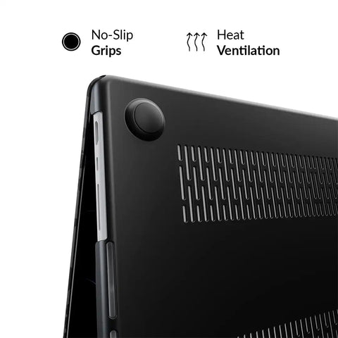 Black Leopard MacBook Case