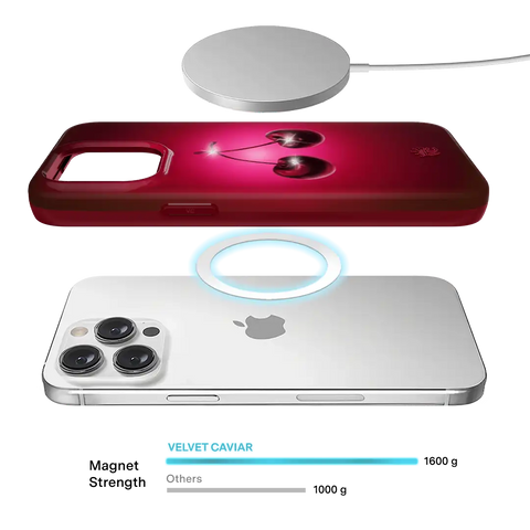 Black Cherry Crystal iPhone Case