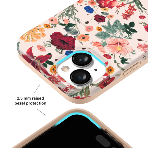 Nude Vintage Floral iPhone Case