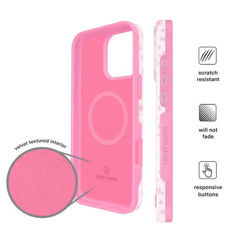 Dainty Pink Floral iPhone Case