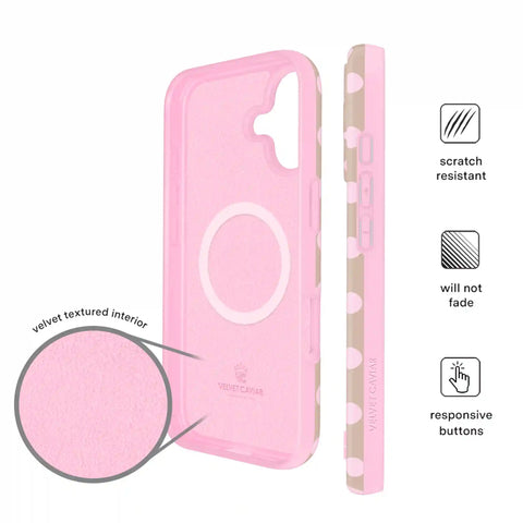 Brown Sugar Polka Dot iPhone Case