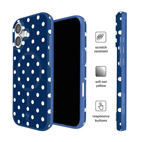 Midnight Polka Dot iPhone Case