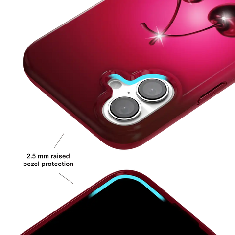 Black Cherry Crystal iPhone Case