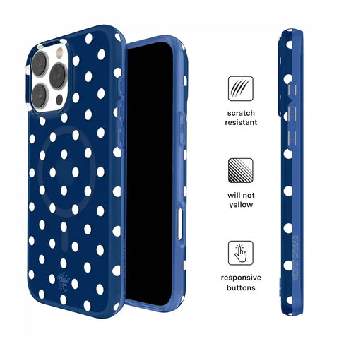Midnight Polka Dot iPhone Case