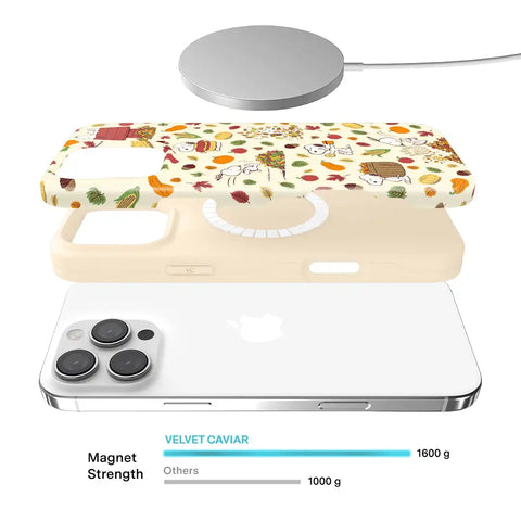 Snoopy Autumn Leaves iPhone Case