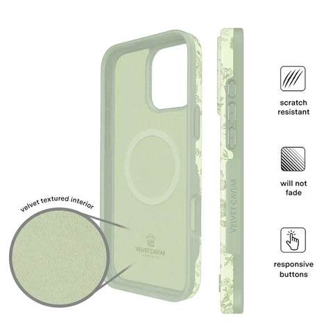 Storybook Sage Floral iPhone Case