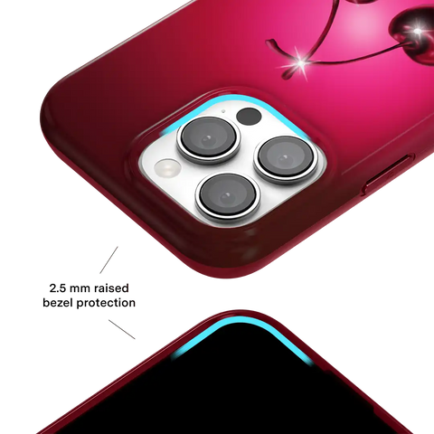 Black Cherry Crystal iPhone Case