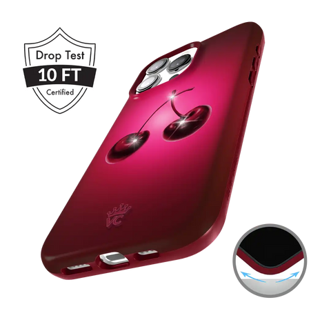 Black Cherry Crystal iPhone Case