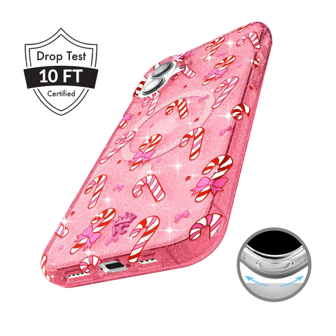 Pink Peppermint Princess iPhone Case