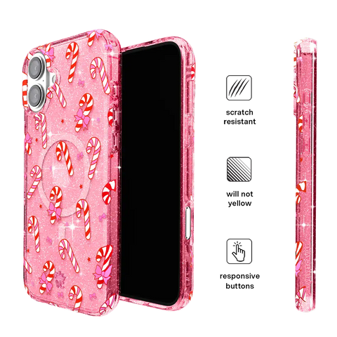 Pink Peppermint Princess iPhone Case