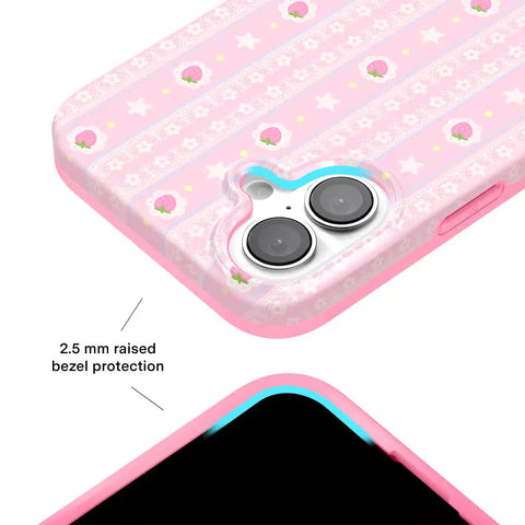 Strawberry Macaron iPhone Case