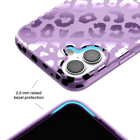 Amethyst Leopard iPhone Case