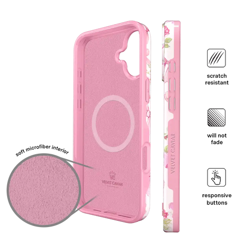 Posie Pink Bow iPhone Case