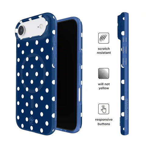 Midnight Polka Dot iPhone Case