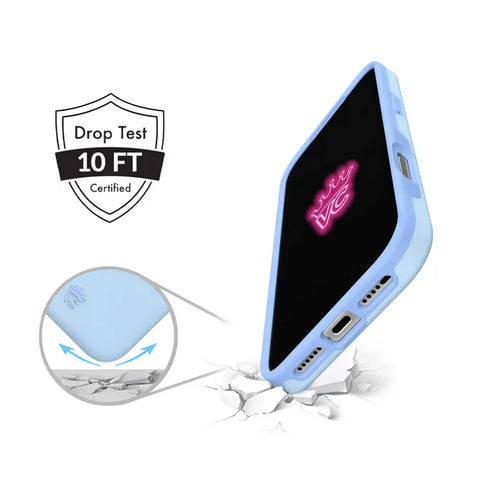 Cotton Candy Blue iPhone Case