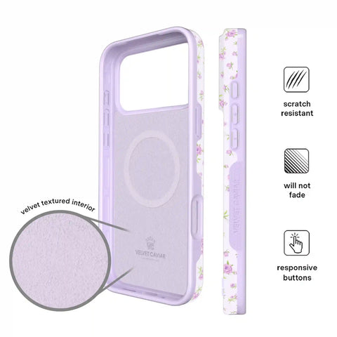 Dainty Lilac Floral iPhone Case